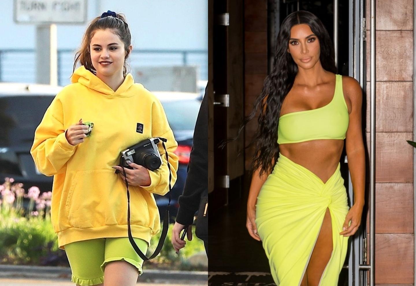 Selena Gomez va dan sao Hollywood tich cuc dien mot mac do neon hinh anh