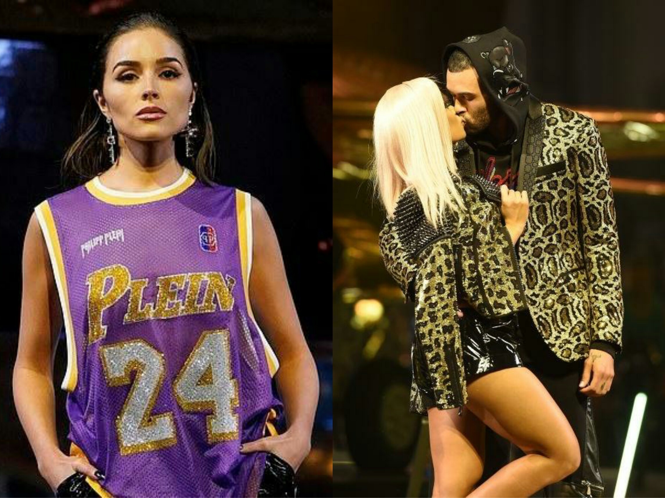 Hoa hau My mac ao tuong nho Kobe, cap nguoi mau hon nhau tren san dien hinh anh