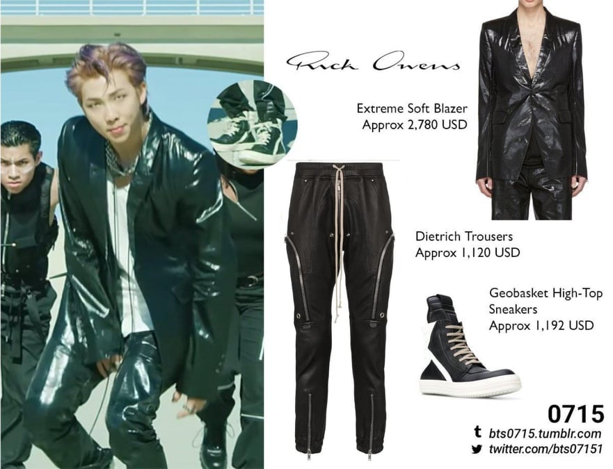 bóc giá trang phục MV BTS ảnh 4 boc gia trang phuc MV BTS anh 4