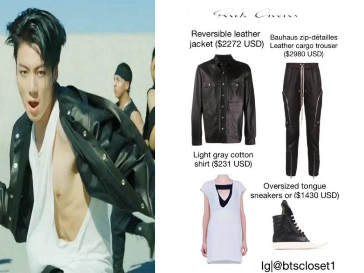 bóc giá trang phục MV BTS ảnh 9 boc gia trang phuc MV BTS anh 9