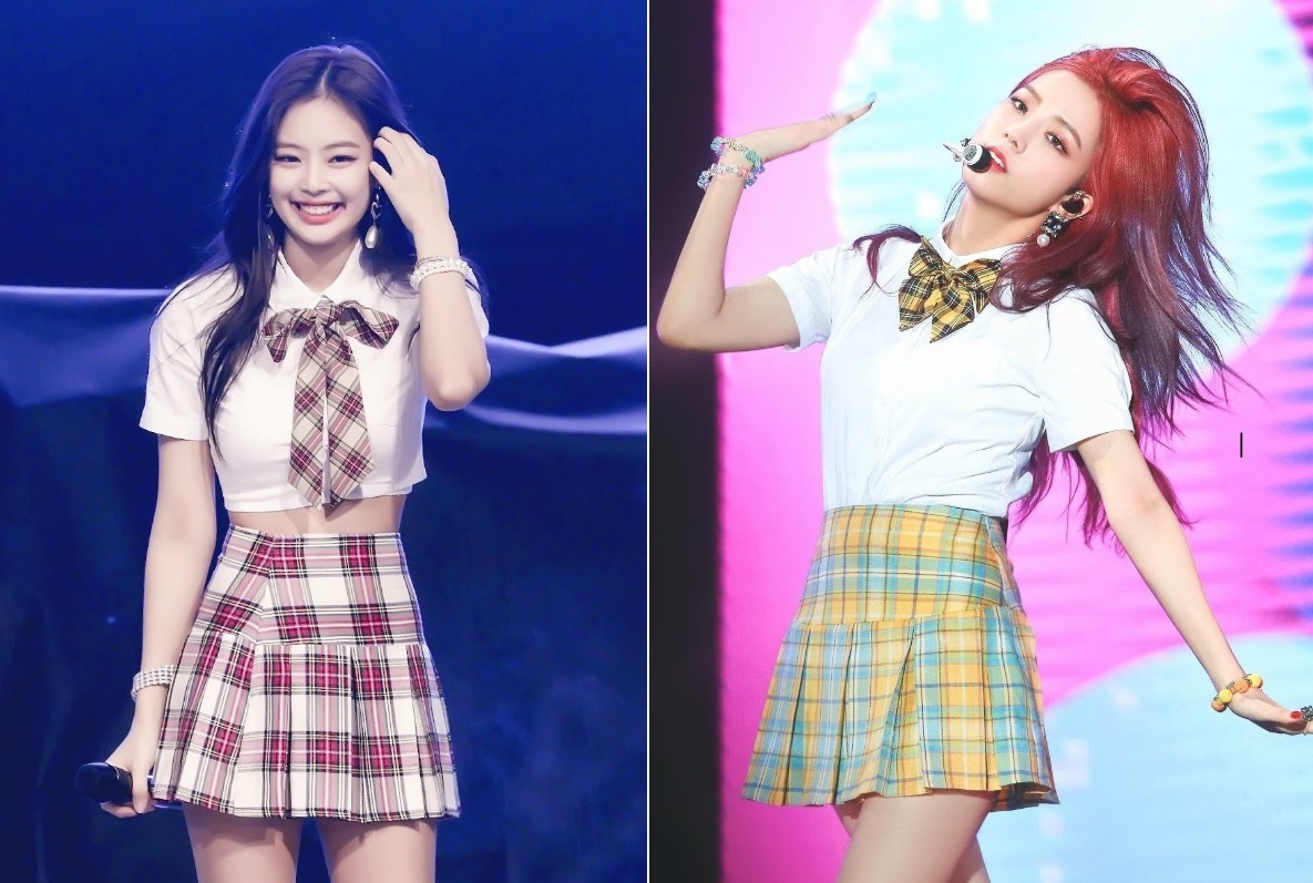 Jennie va 6 ca si Han trong nhu nu than khi dien dong phuc hoc sinh hinh anh