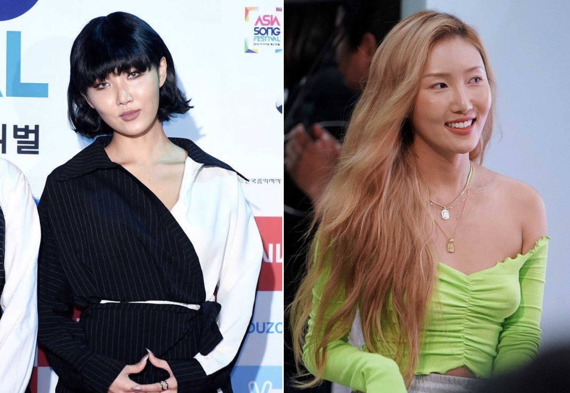Hwasa va dan my nhan Han trong khac han khi bo toc mai hinh anh