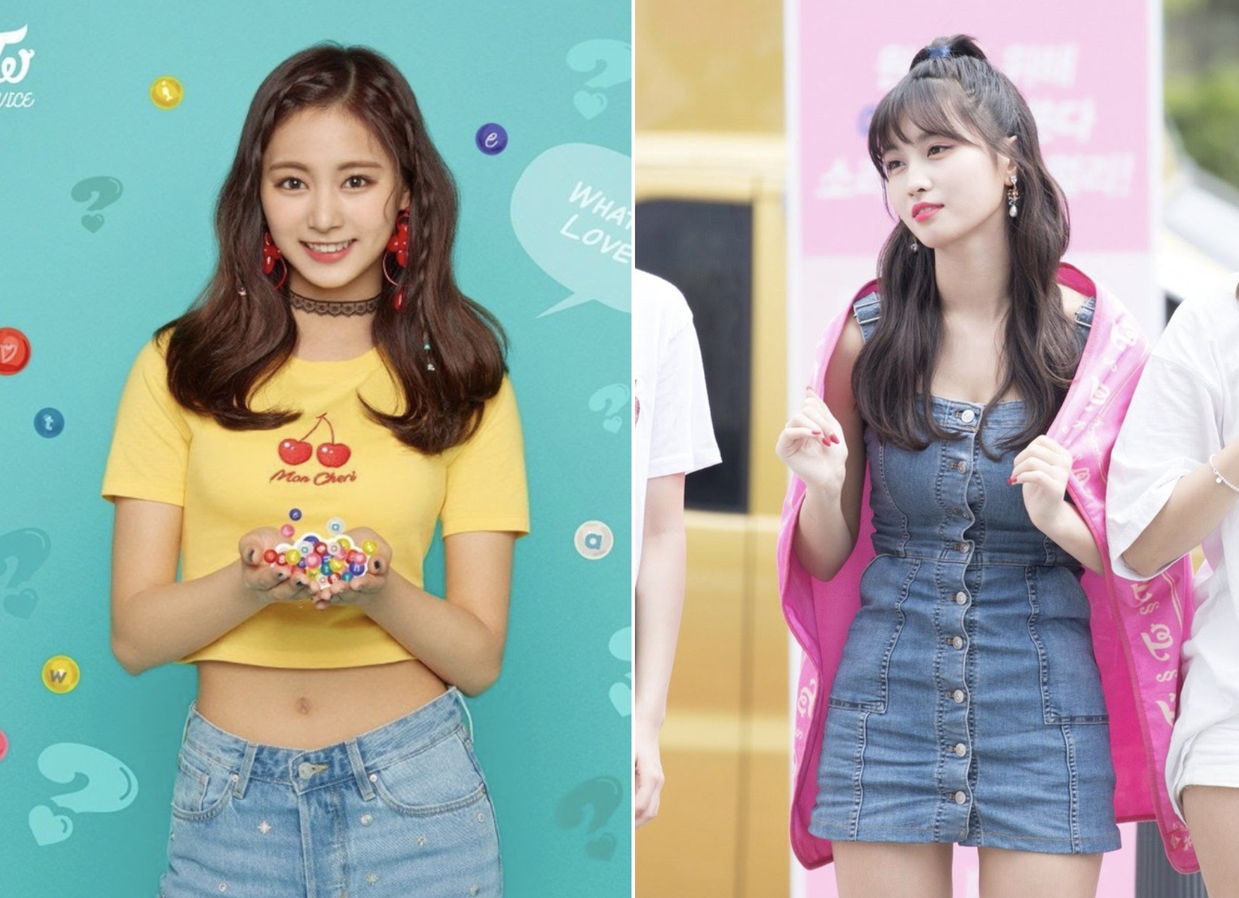 My nhan TWICE mac vay ao gia re van du thu hut khan gia hinh anh