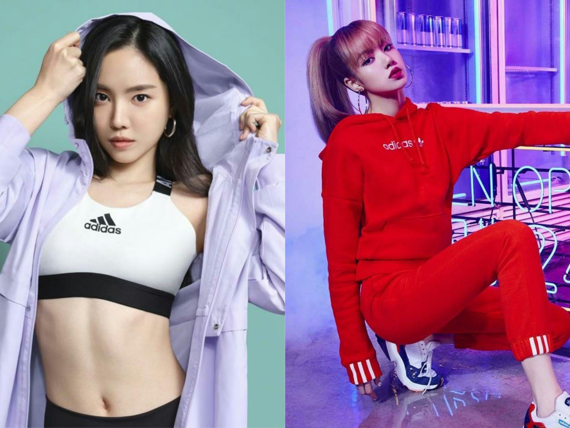 Naeun, BlackPink nhieu lan duoc chon lam nguoi mau cua adidas hinh anh