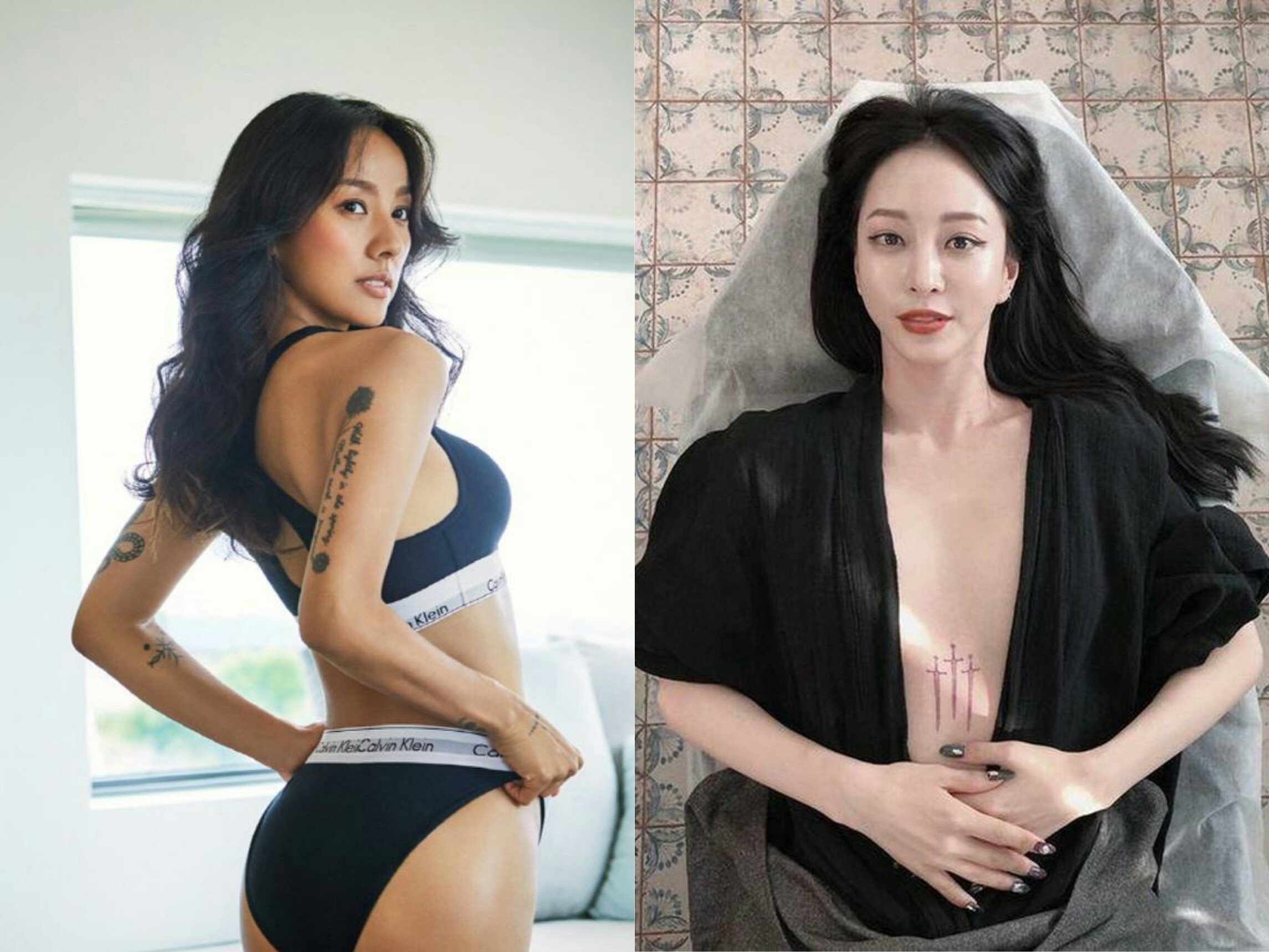 Y nghia hinh xam tren co the Lee Hyori va dan my nhan Han hinh anh