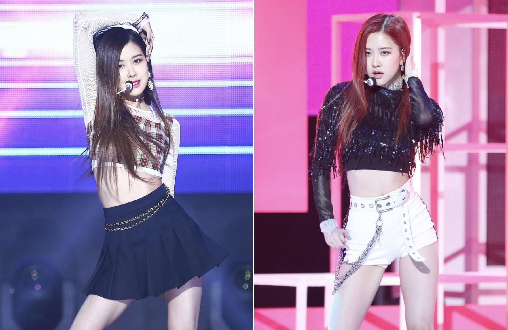 8 lan Rose mac vay, quan bo sat khoe doi chan thon dai hinh anh