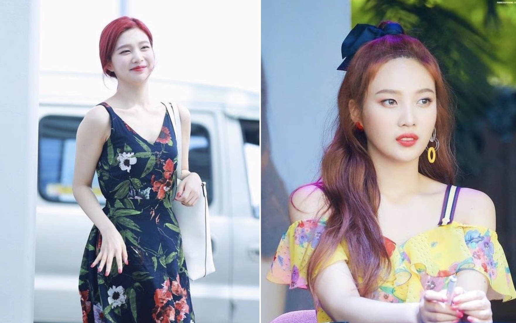 My nhan Red Velvet dien vay ao hoa xinh nhu nang cong chua hinh anh