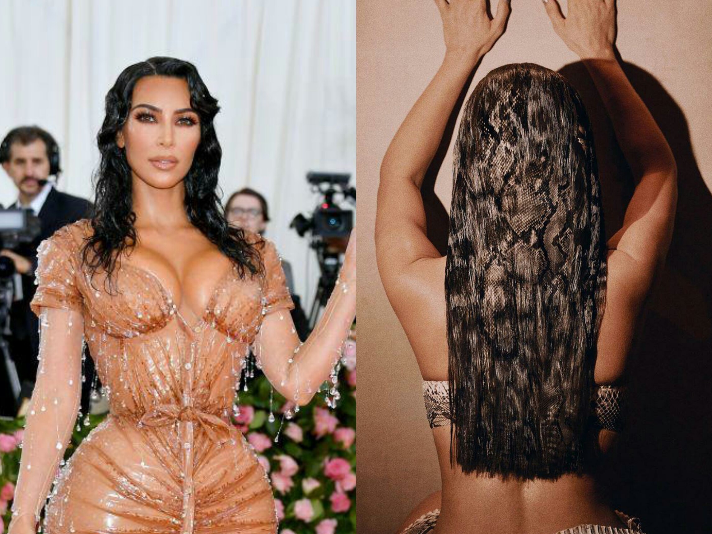 Kim Kardashian khoe anh toc da ran, hut 3 trieu like hinh anh