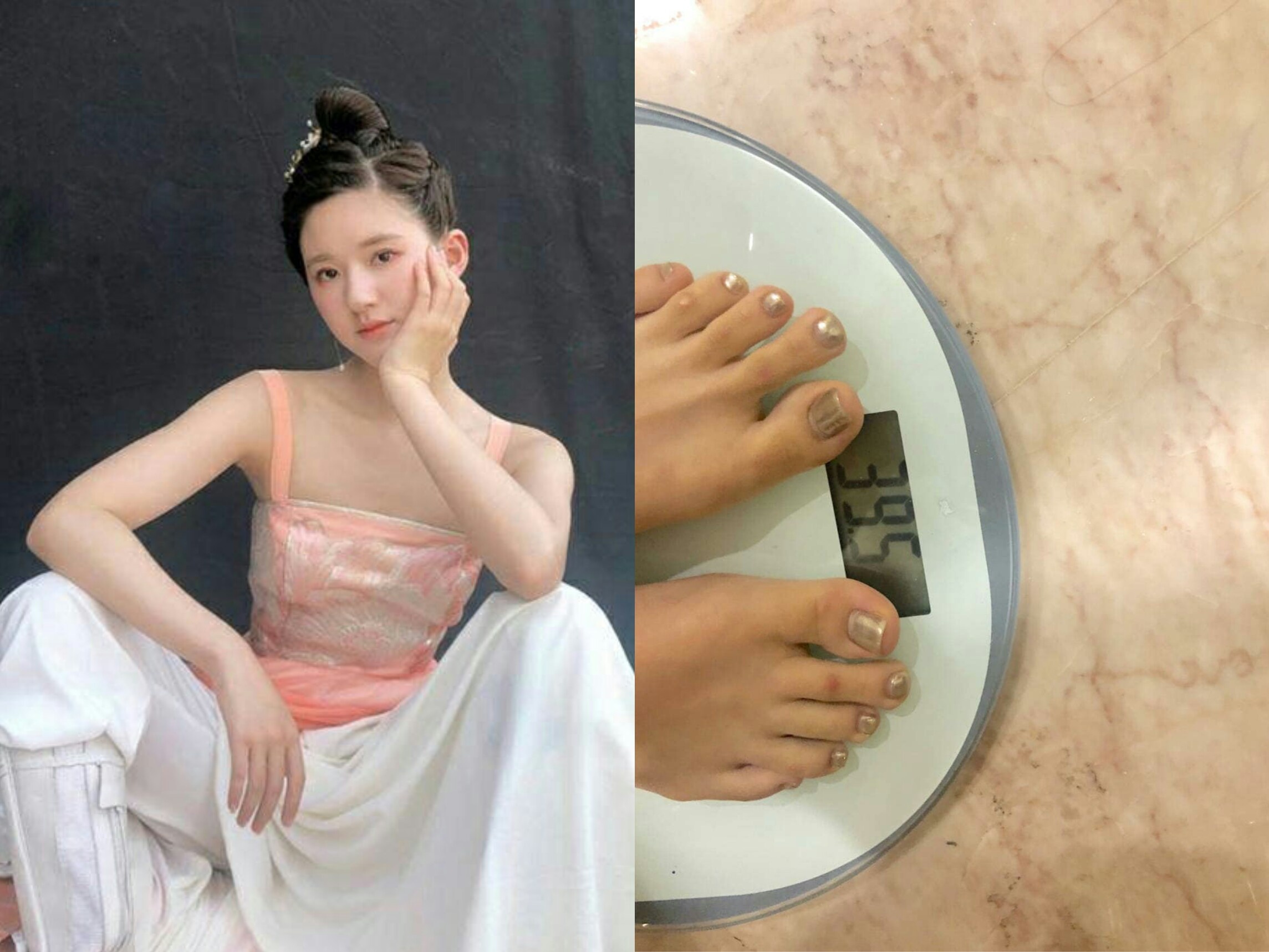 Nu dien vien nang chua den 40 kg, ngay cang gay di vi dong phim hinh anh