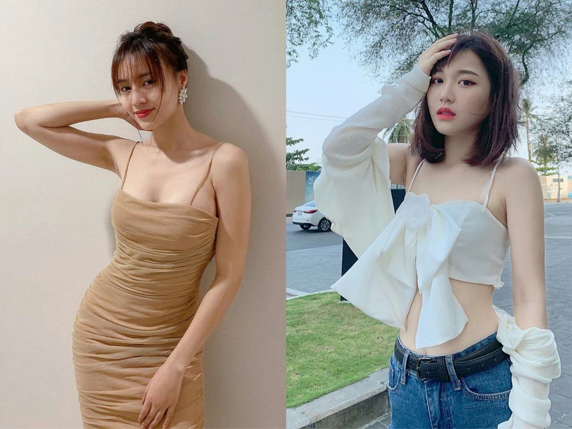 Ninh Duong Lan Ngoc va dan my nhan Viet co vong eo duoi 60 cm hinh anh