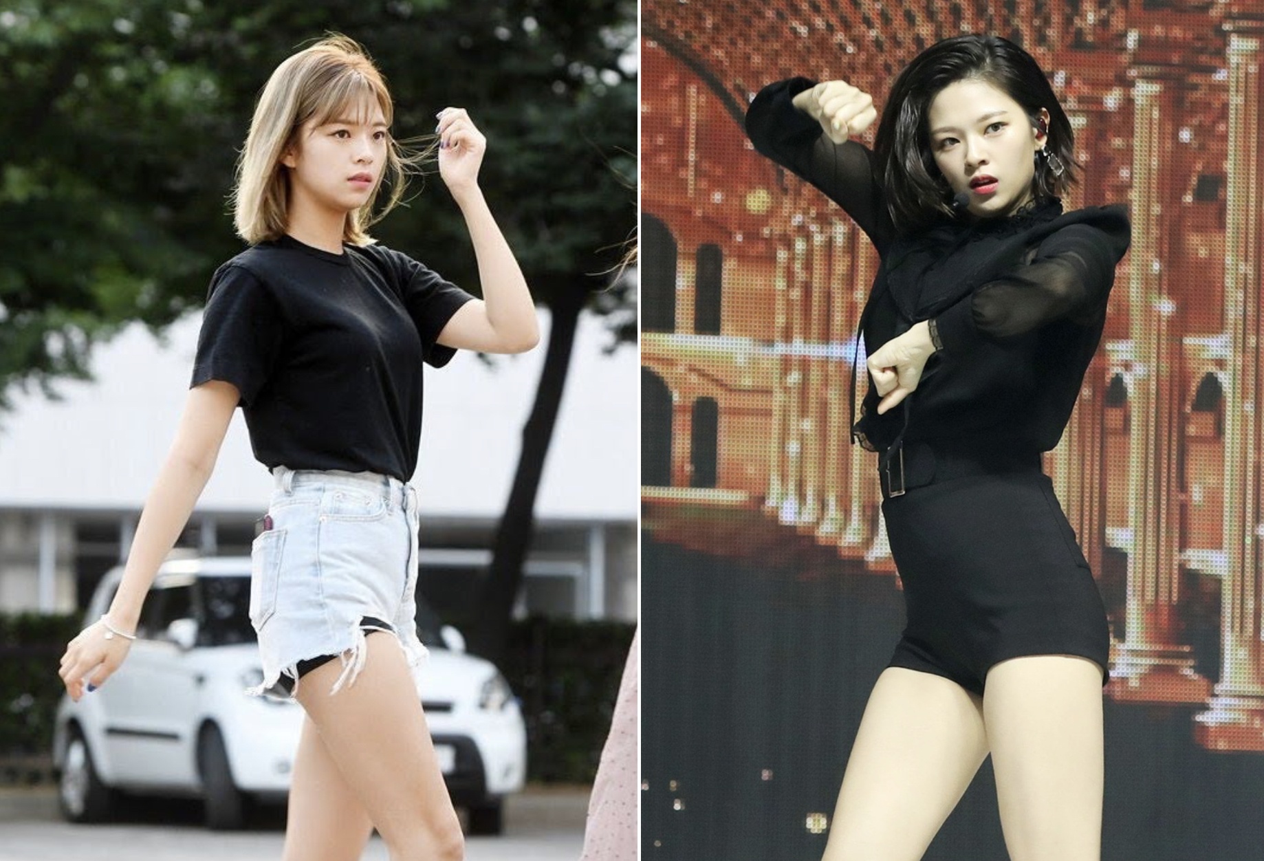 My nhan TWICE thich mac quan ngan khoe chan thon dai hinh anh
