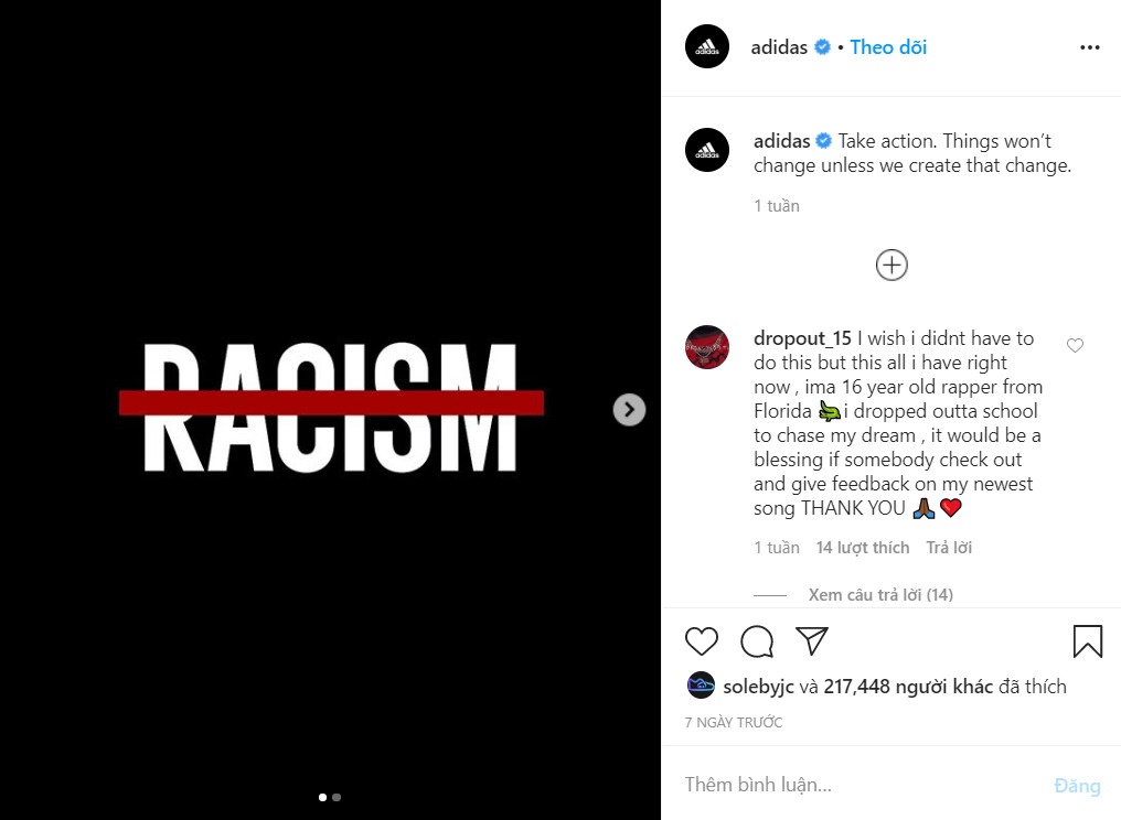 adidas bi nhan vien to anh 1