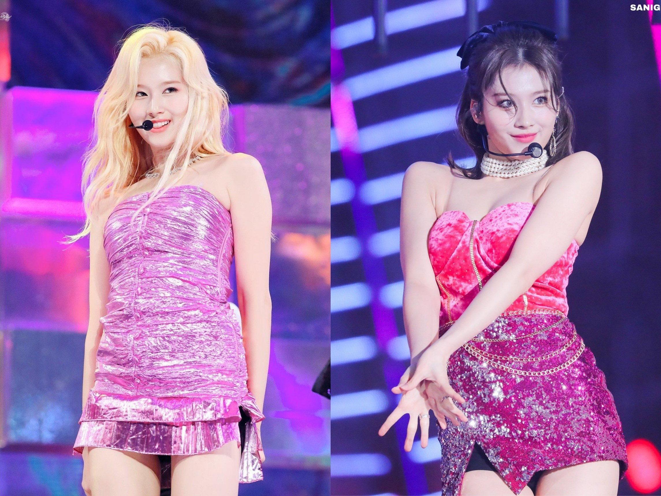 My nhan TWICE luon mac vay ao bo sat khoe duong cong co the hinh anh