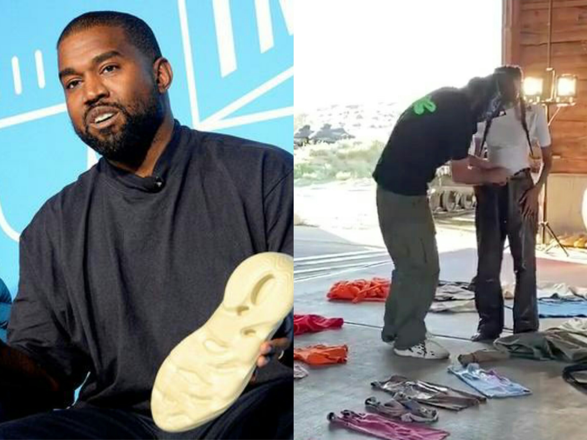 Kanye West tiet lo hinh anh dau tien ve san pham hop tac voi Gap hinh anh