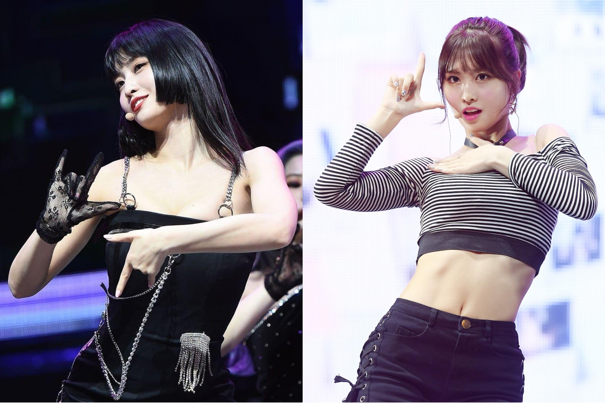 9 lan my nhan TWICE dien vay ao goi cam nhat tren san khau hinh anh