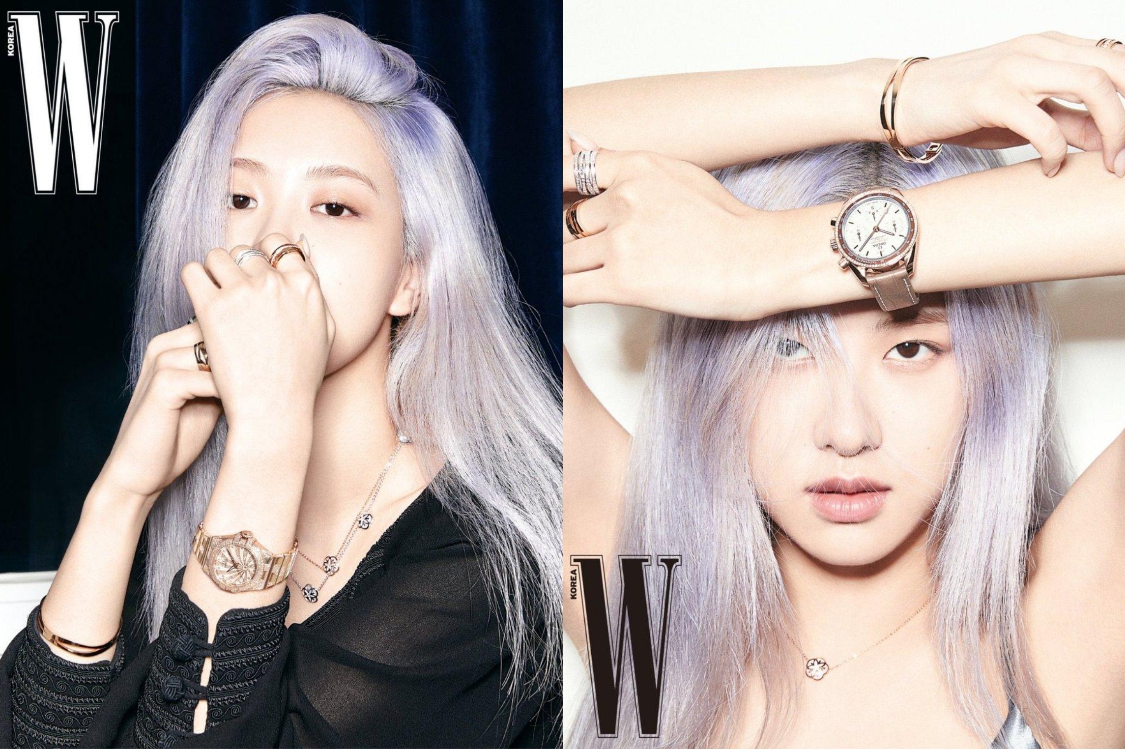 Rose khoe mat moc, deo dong ho hon 60.000 USD len tap chi hinh anh