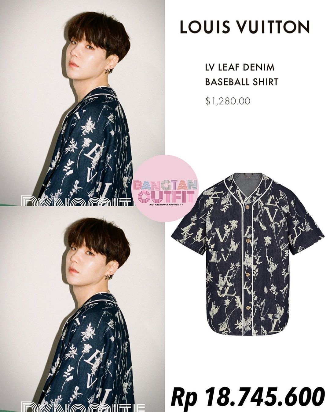 JungKook mac ao Louis Vuitton anh 4