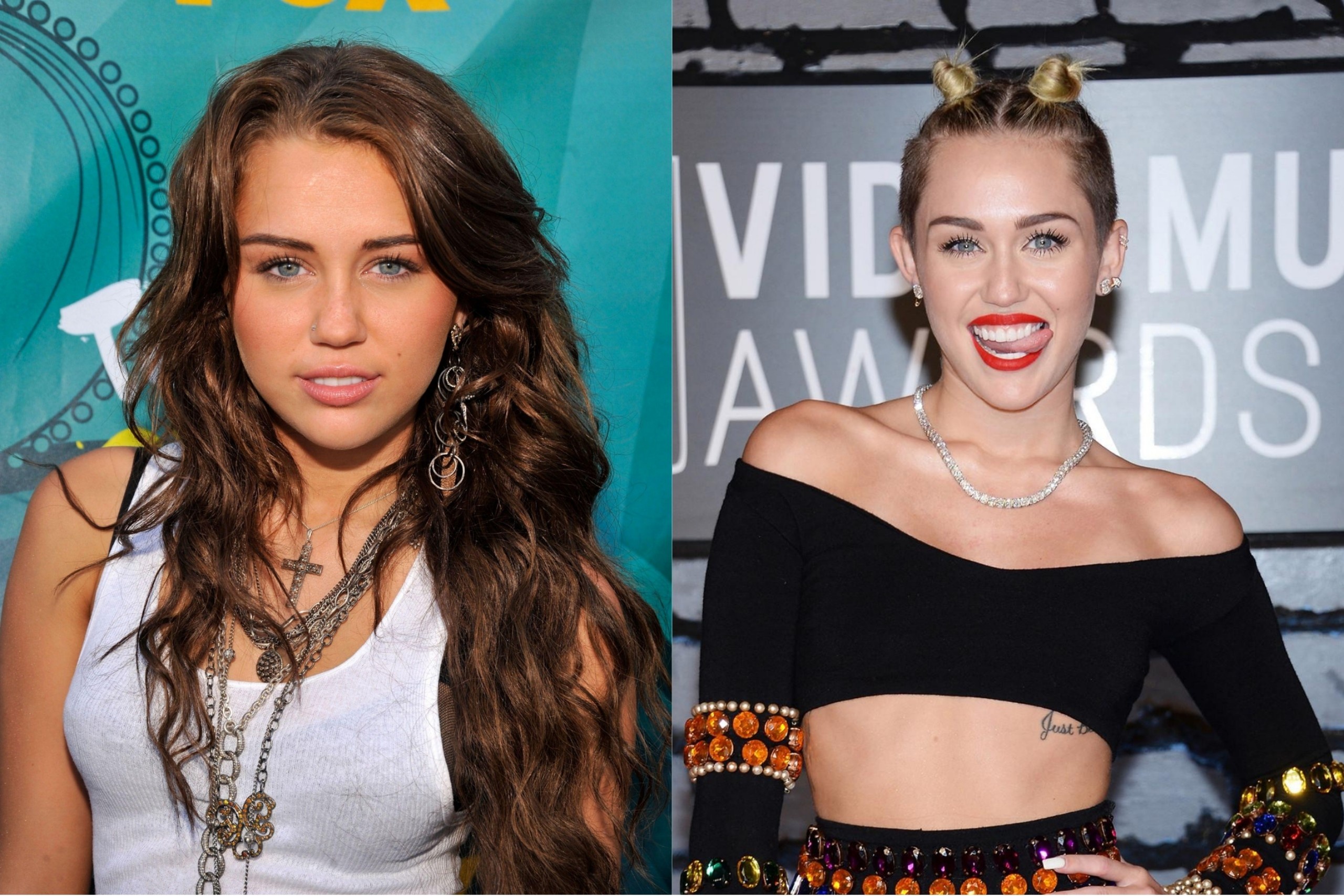 Nhung lan thay doi kieu toc an tuong nhat cua Miley Cyrus hinh anh
