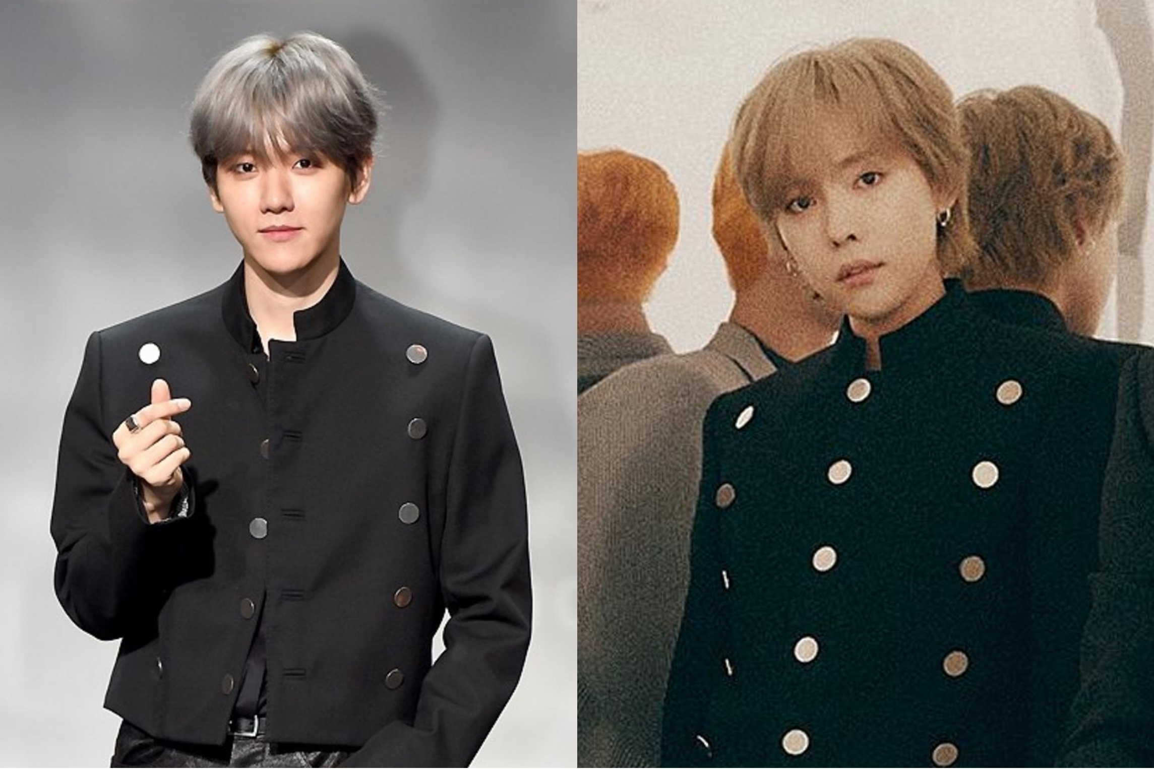 Baekhyun va Jinwoo dung hang ao khoac 2.800 USD hinh anh