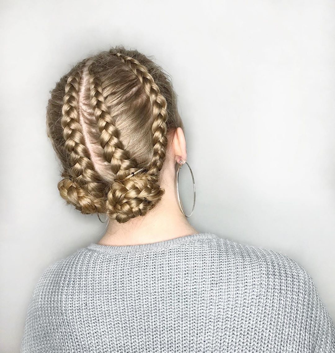 Milena tết tóc theo hình giỏ đan cói ảnh 7 Milena tet toc theo hinh gio dan coi anh 7