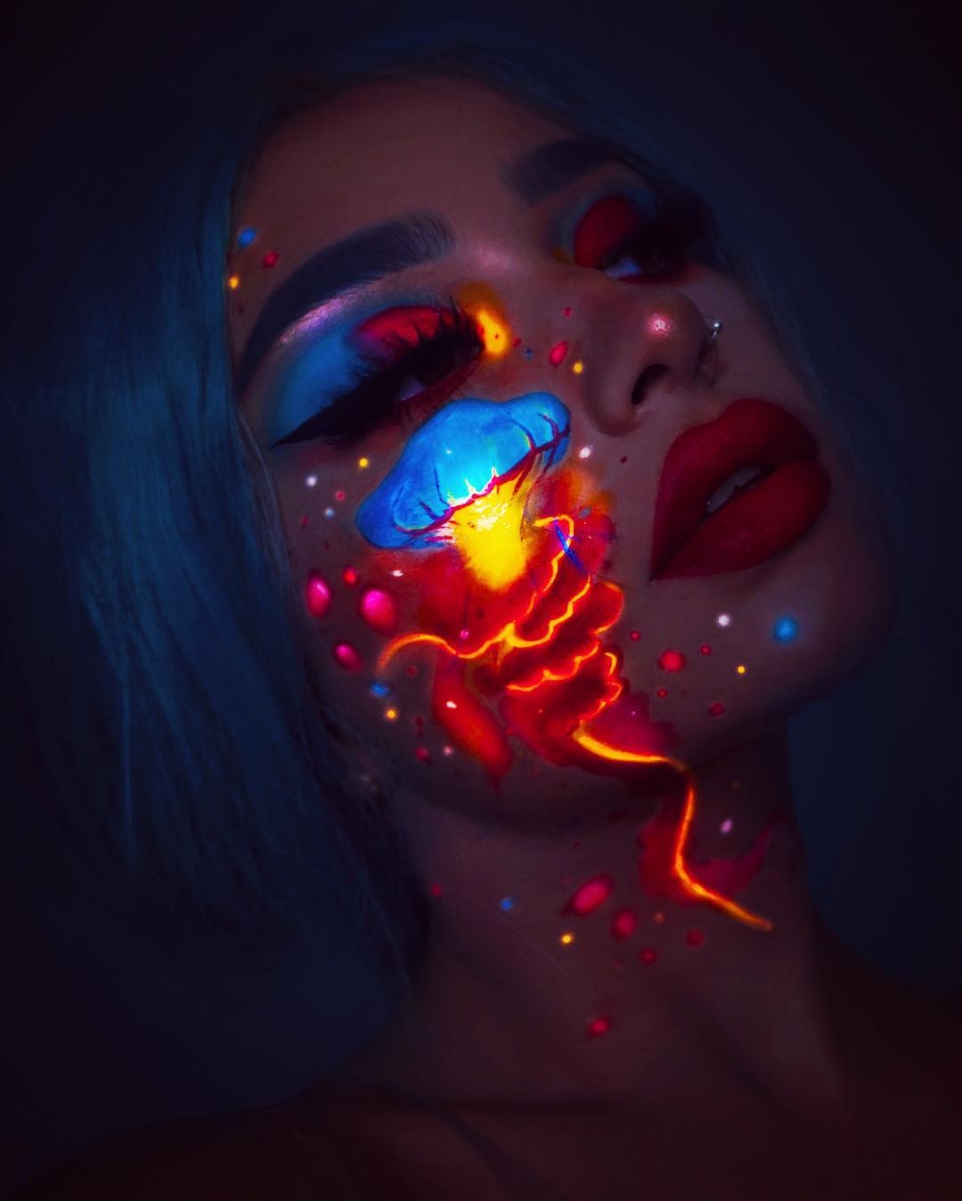 trang diem mau neon noi bat anh 10