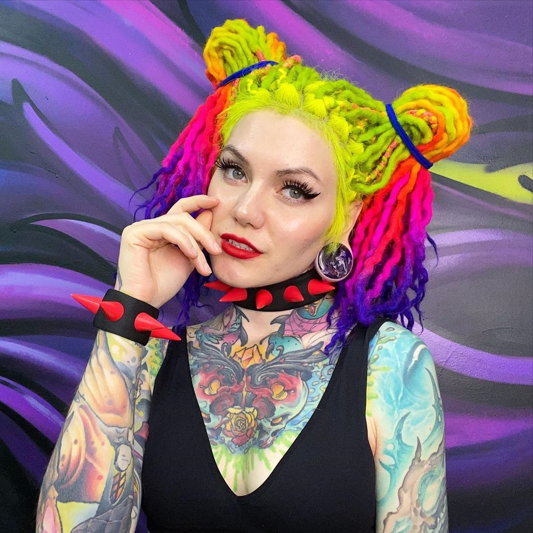 nhuộm tóc cầu vồng ảnh 1 nhuom toc cau vong anh 1