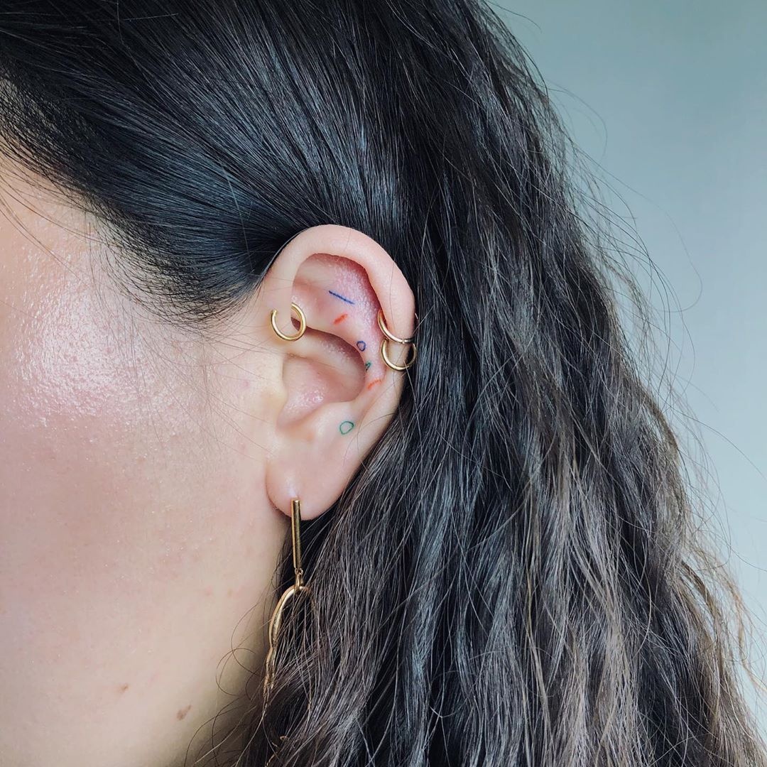 hình xăm ở tai ảnh 6 hinh xam o tai anh 6