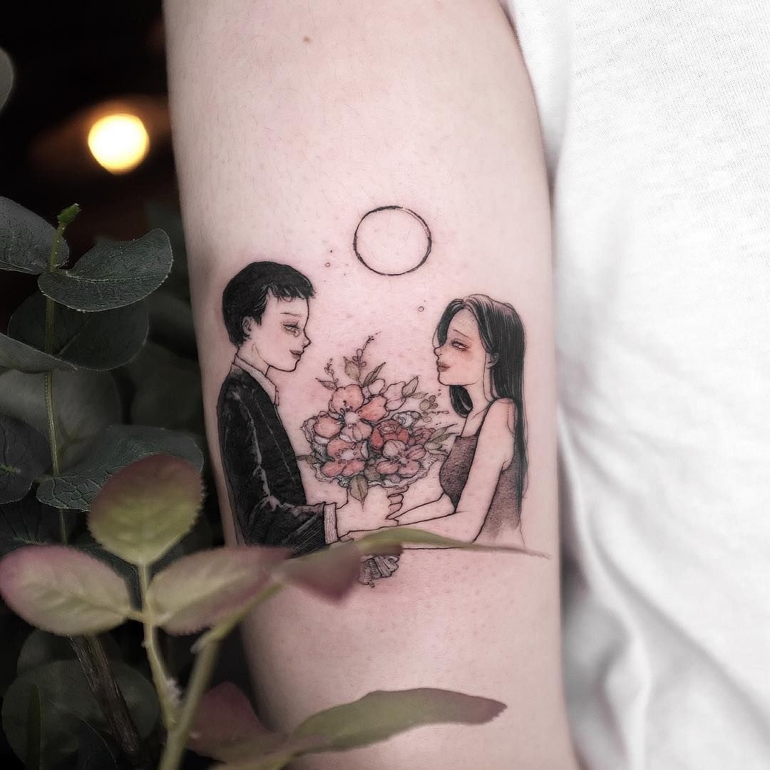 hình xăm cầu hôn ảnh 9 hinh xam cau hon anh 9