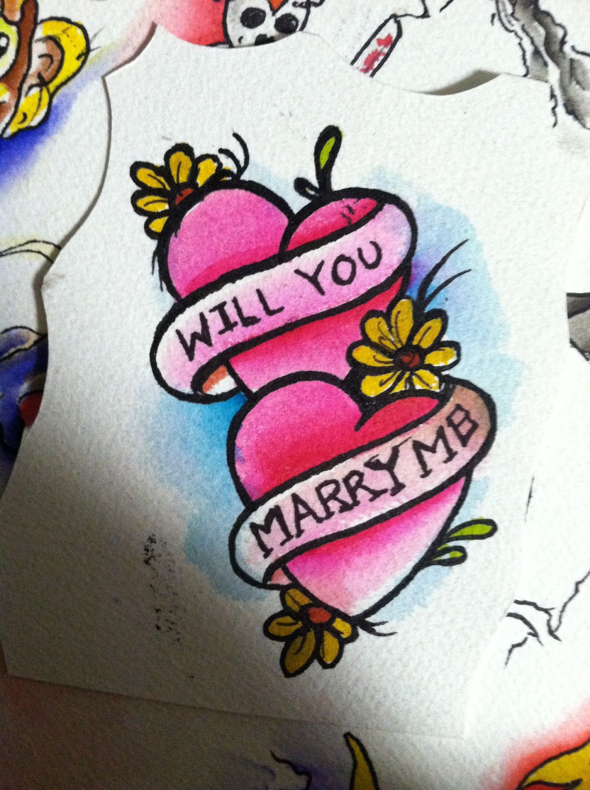 hình xăm cầu hôn ảnh 7 hinh xam cau hon anh 7