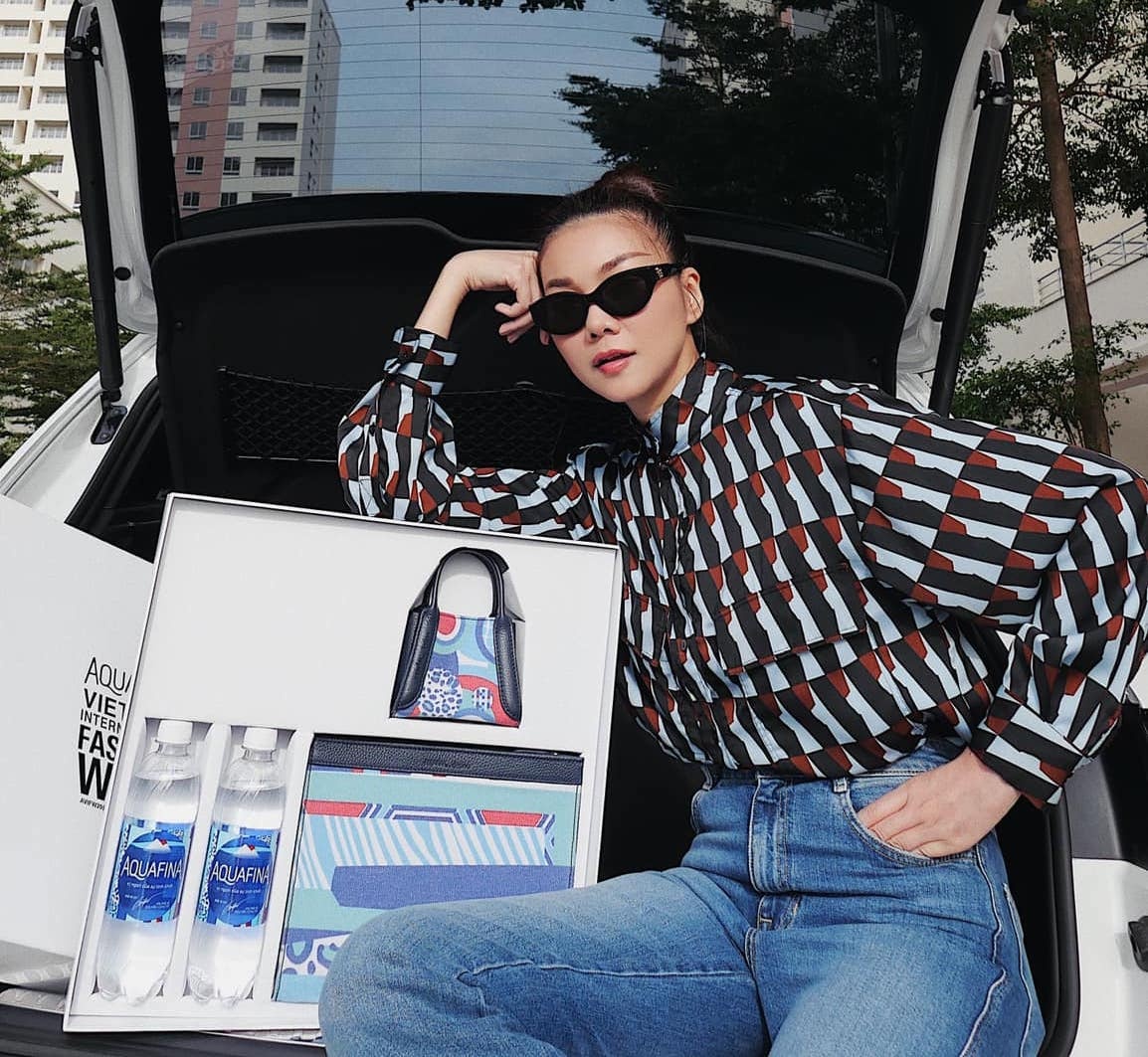 Aquafina Tuan le Thoi trang Quoc te Viet Nam 2020 anh 1