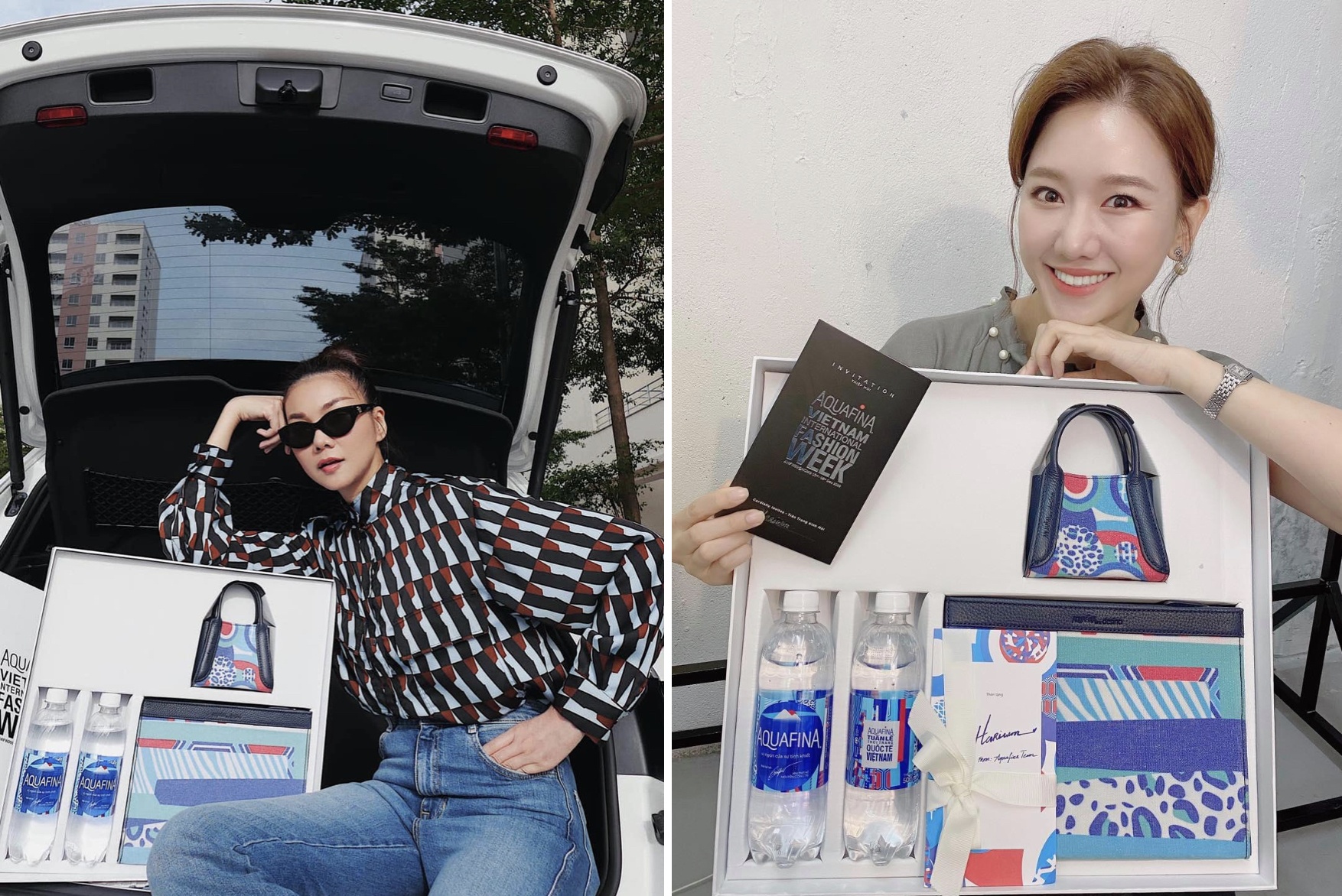 Thanh Hang, Hari Won hao hung 'dap hop' mon qua doc dao hinh anh