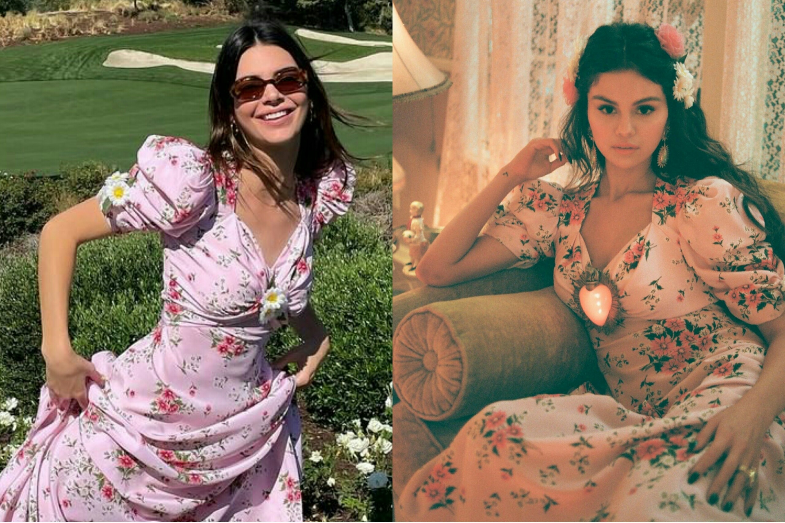 Kendall Jenner xoa bai dang mac vay dep hon Selena Gomez hinh anh