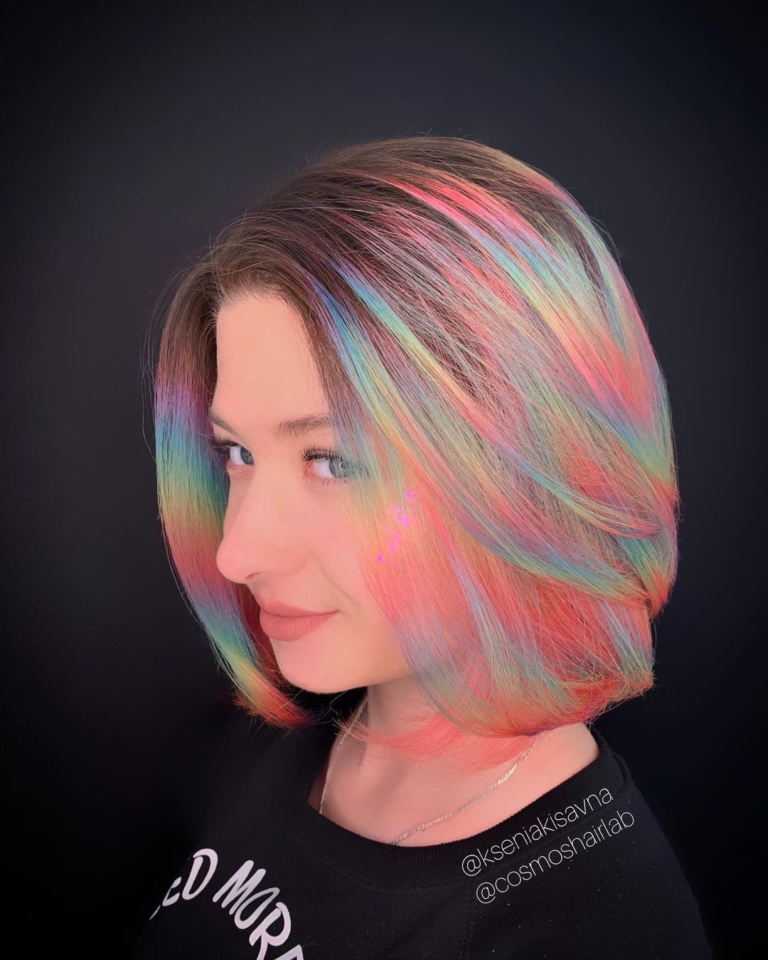 tóc nhuộm màu cầu vồng ảnh 4 toc nhuom mau cau vong anh 4