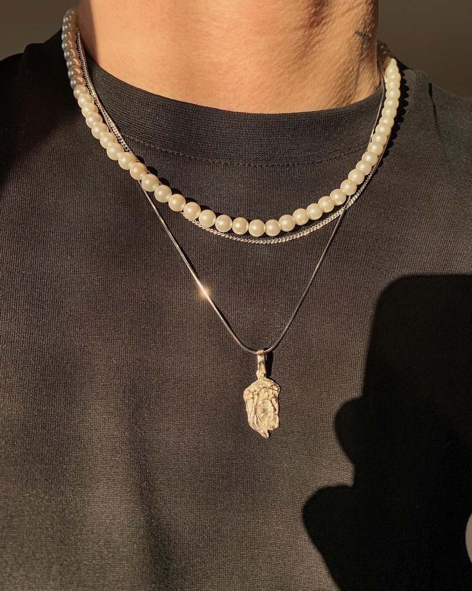 vòng cổ ngọc trai cho nam ảnh 11 vong co ngoc trai cho nam anh 11