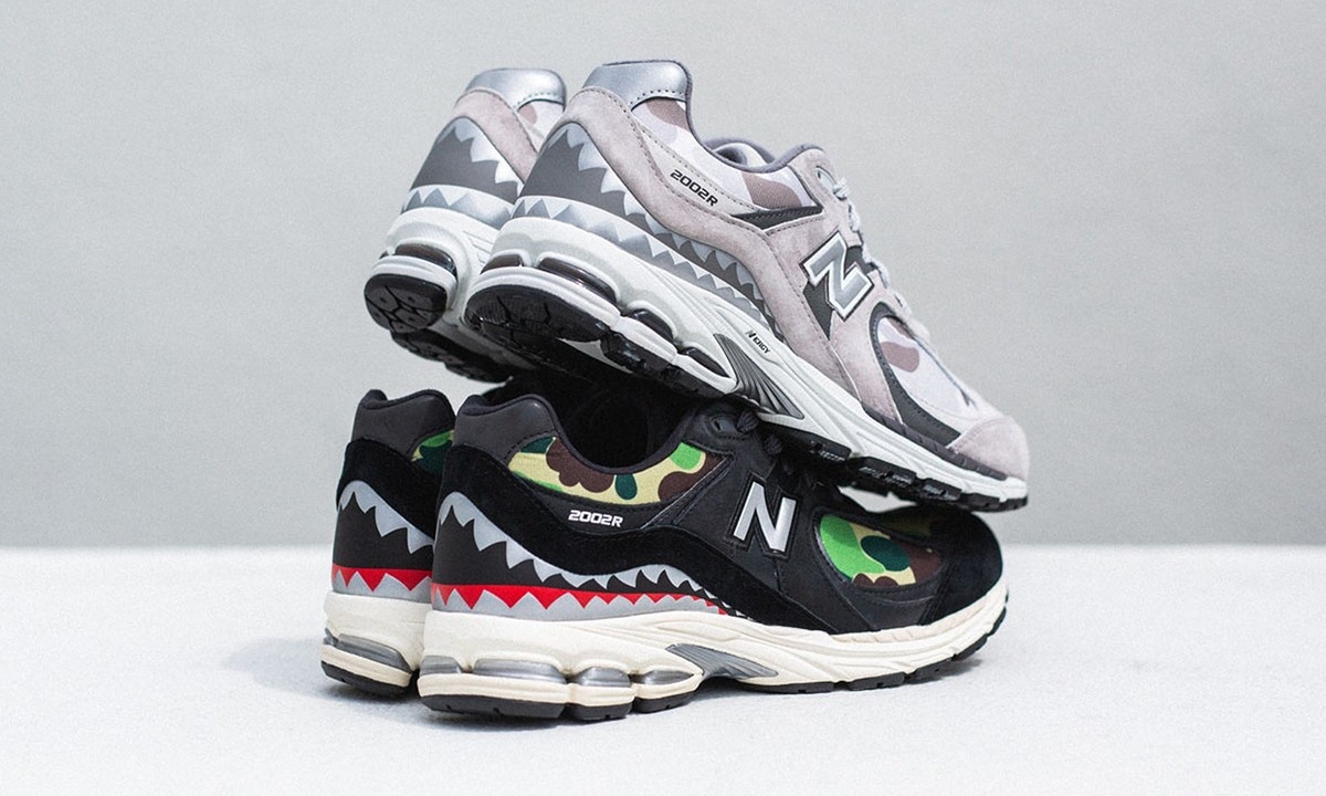 Giay Bape x New Balance duoc du doan som chay hang hinh anh