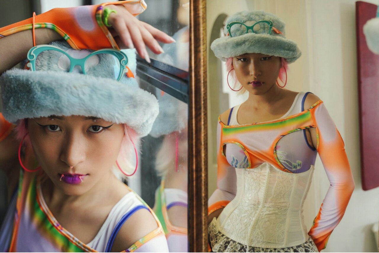 Co gai co phong cach thoi trang khac biet hinh anh