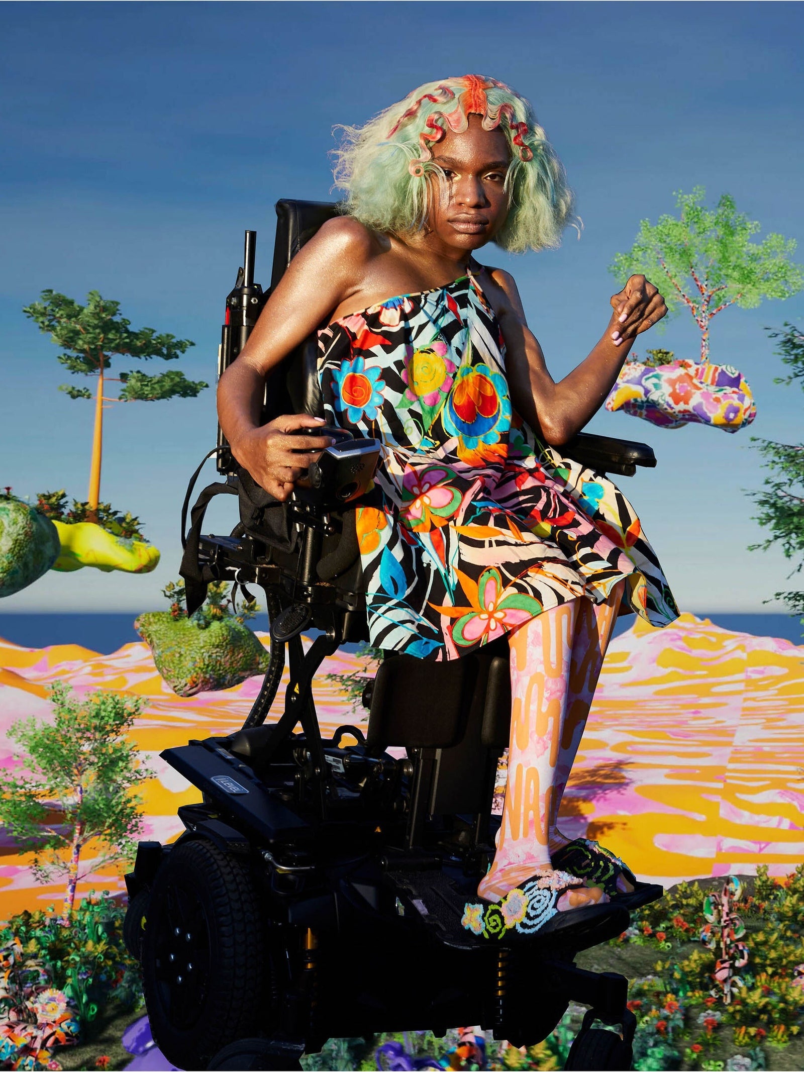 nguoi mau ngoi xe lan o thoi trang cao cap anh 2