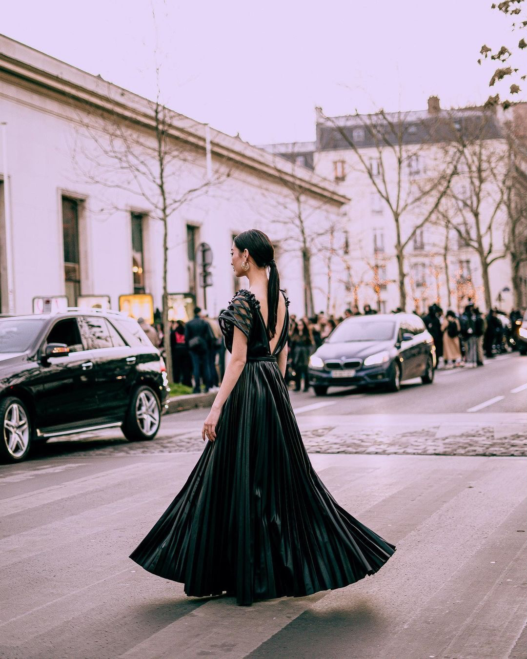 sao Viet o show thoi trang nuoc ngoai anh 5