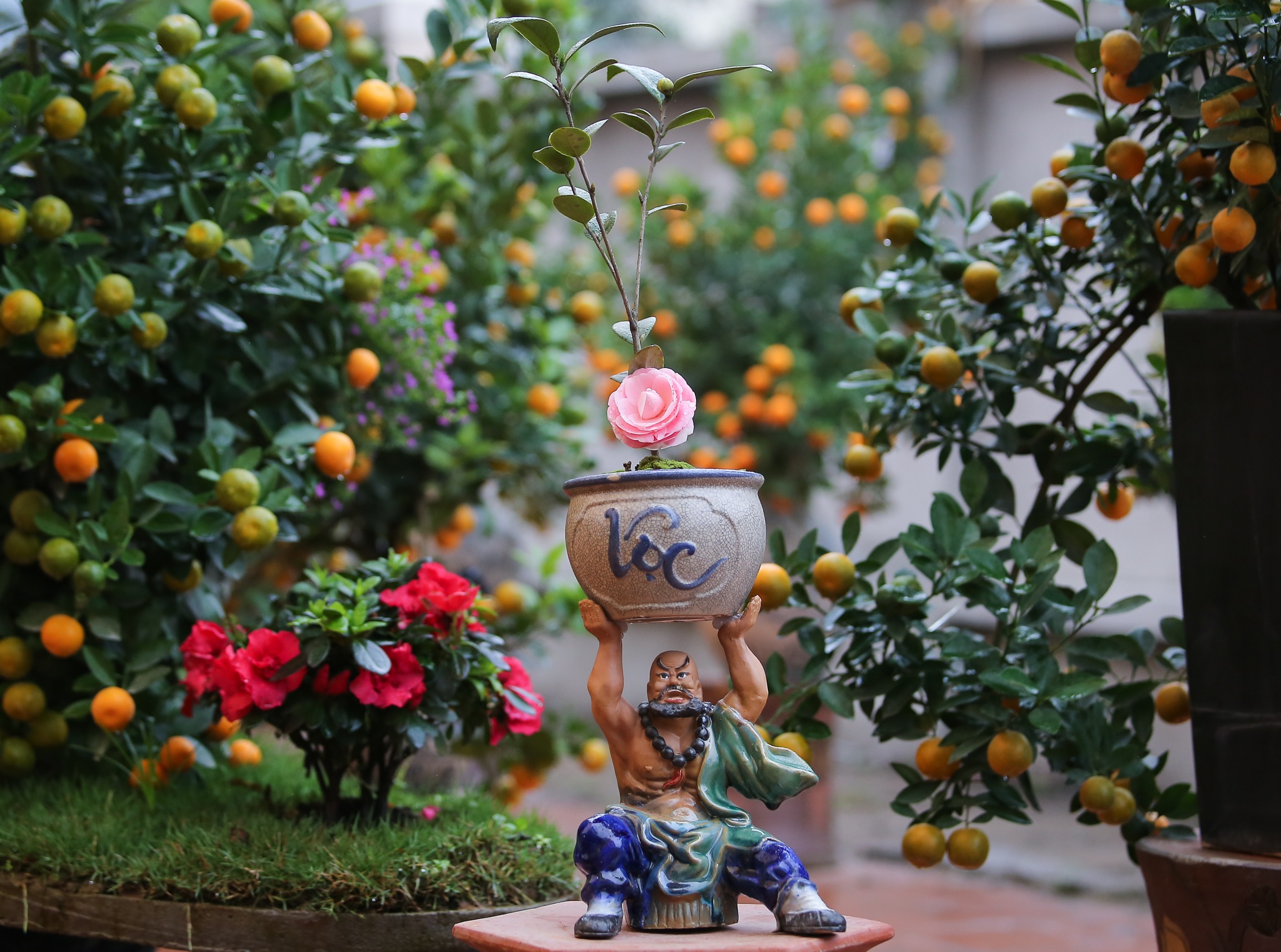 Quat,  buoi chu tai loc tien trieu mot cap tai lang quat Tu Lien anh 8