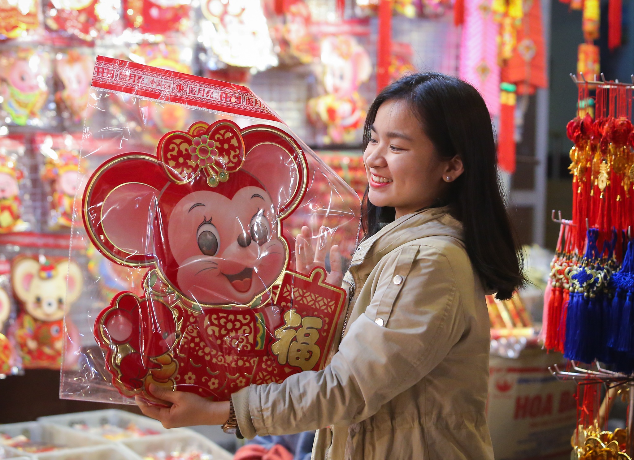 Do trang tri tet hinh chuot anh 2