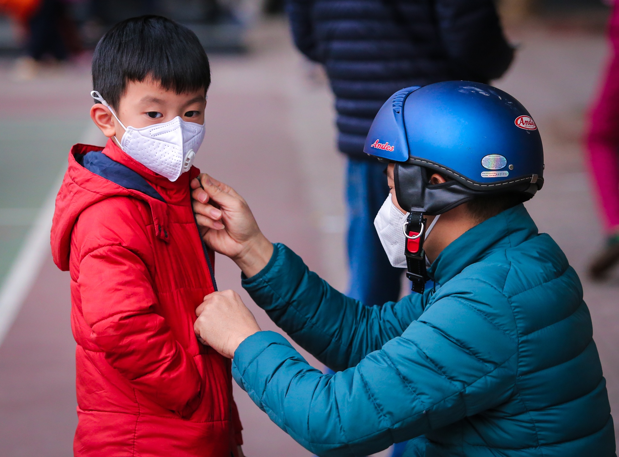 Nguoi dan Cau Giay so bi lay virus anh 14