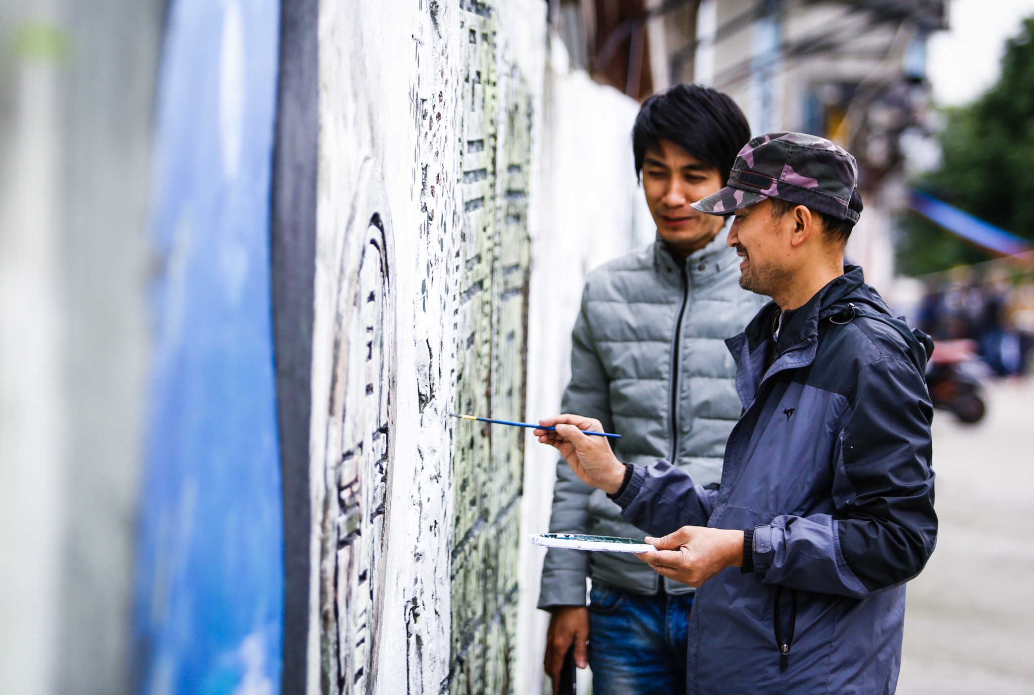 bai rac bien thanh buc tuong nghe thuat anh 2
