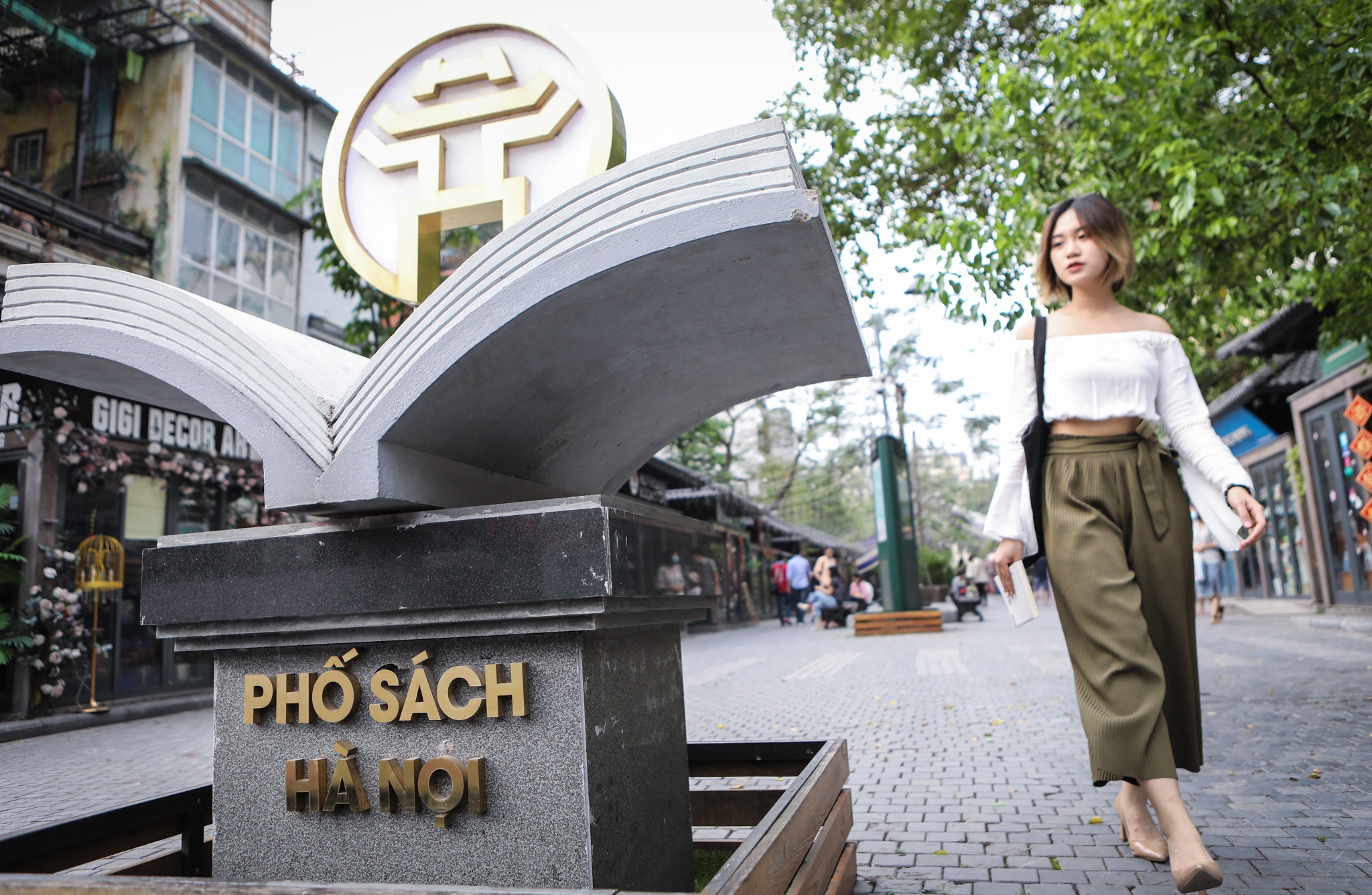 Pho sach Ha Noi anh 1