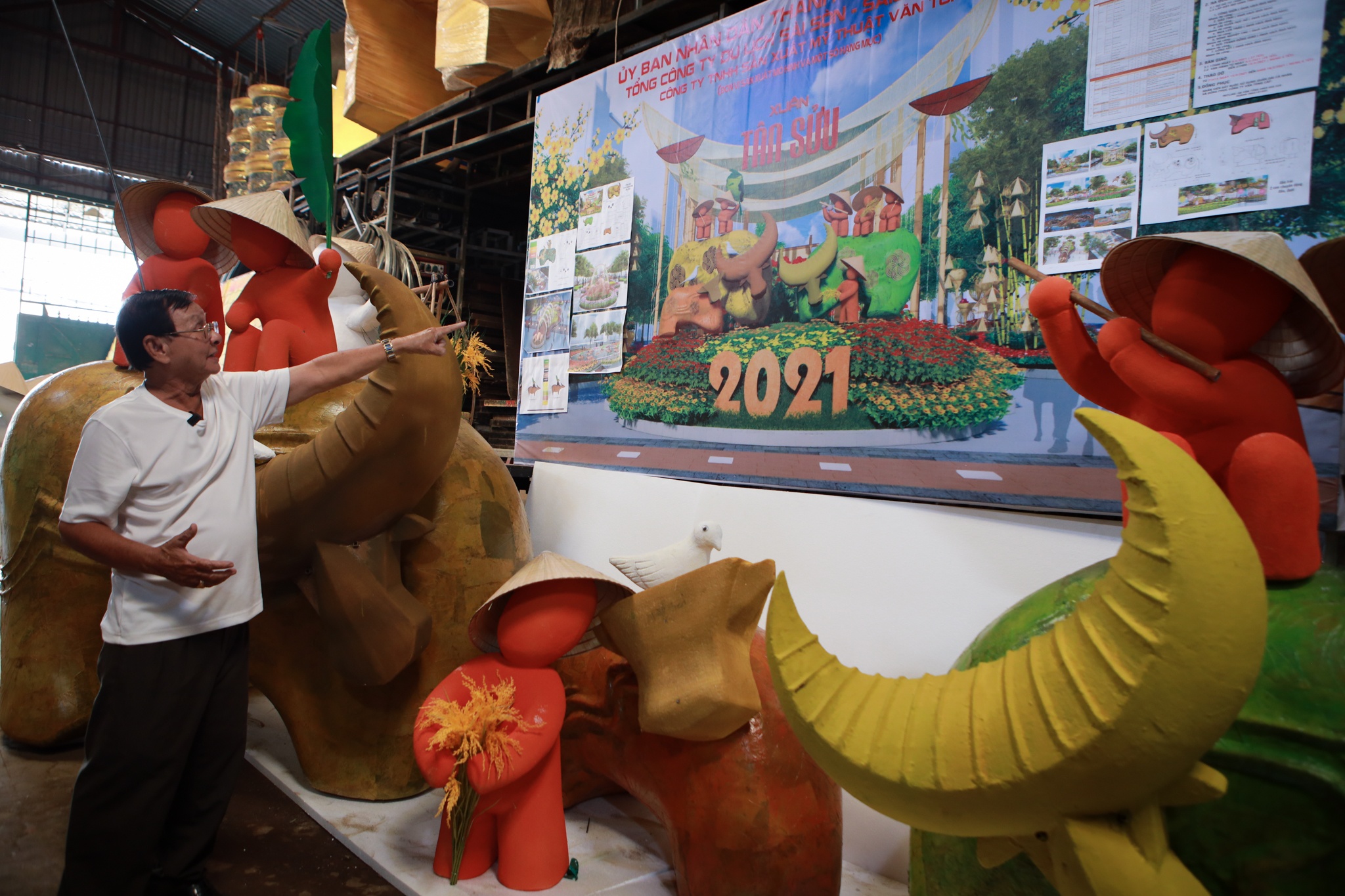 thiet ke duong hoa Nguyen Hue anh 8