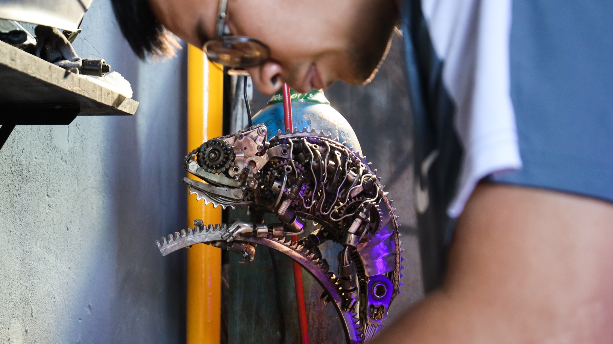 đồng hồ làm từ nhông xích ảnh 8 dong ho lam tu nhong xich anh 8