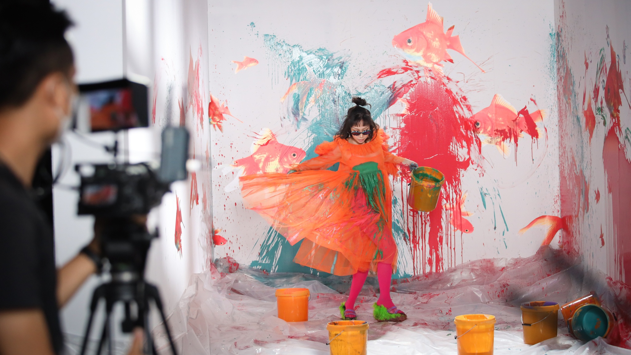 Ngay quay MV cua con gai Diva My Linh anh 18