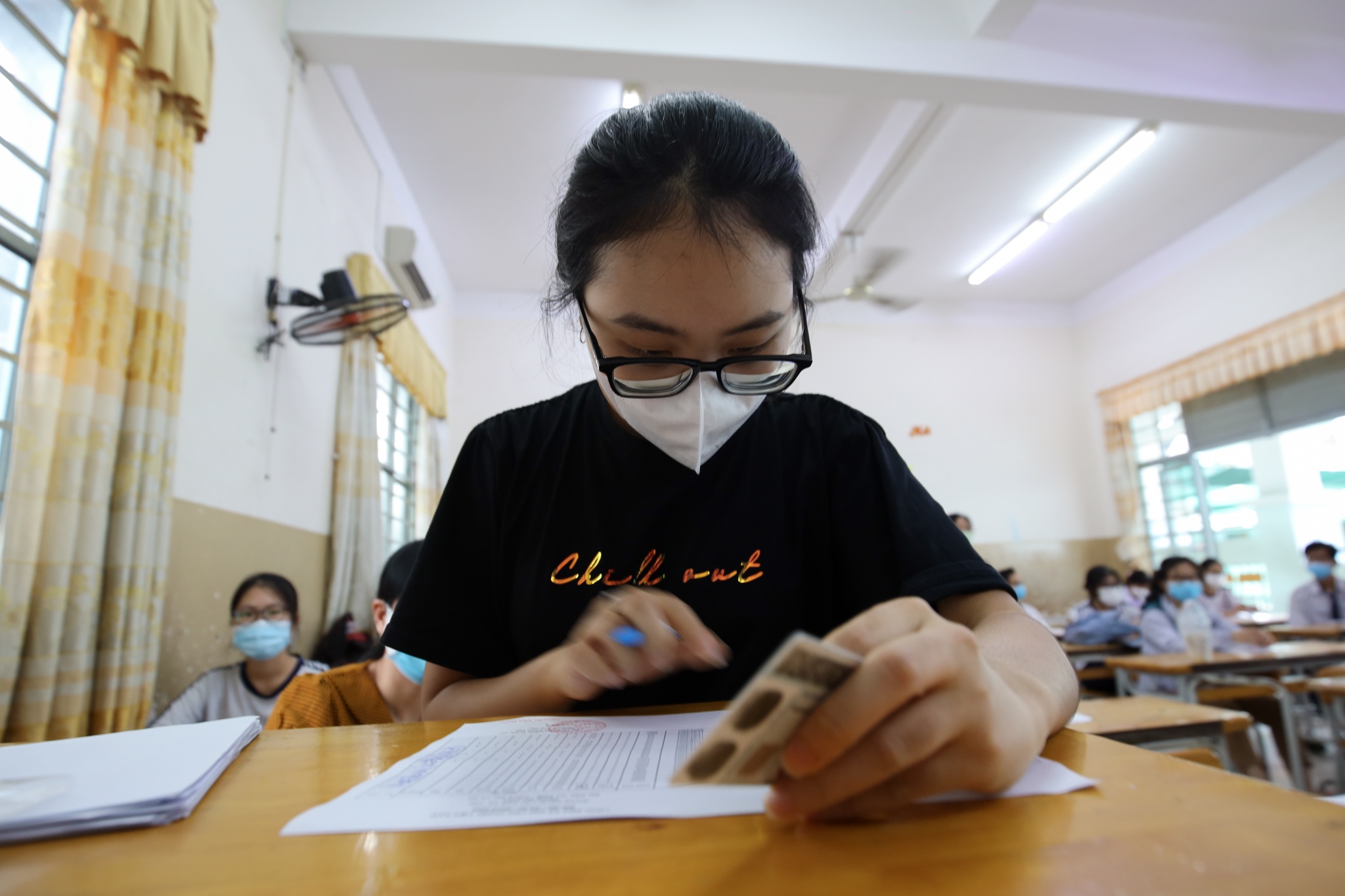 Phuong My Chi thi THPT QG o TP.HCM anh 32