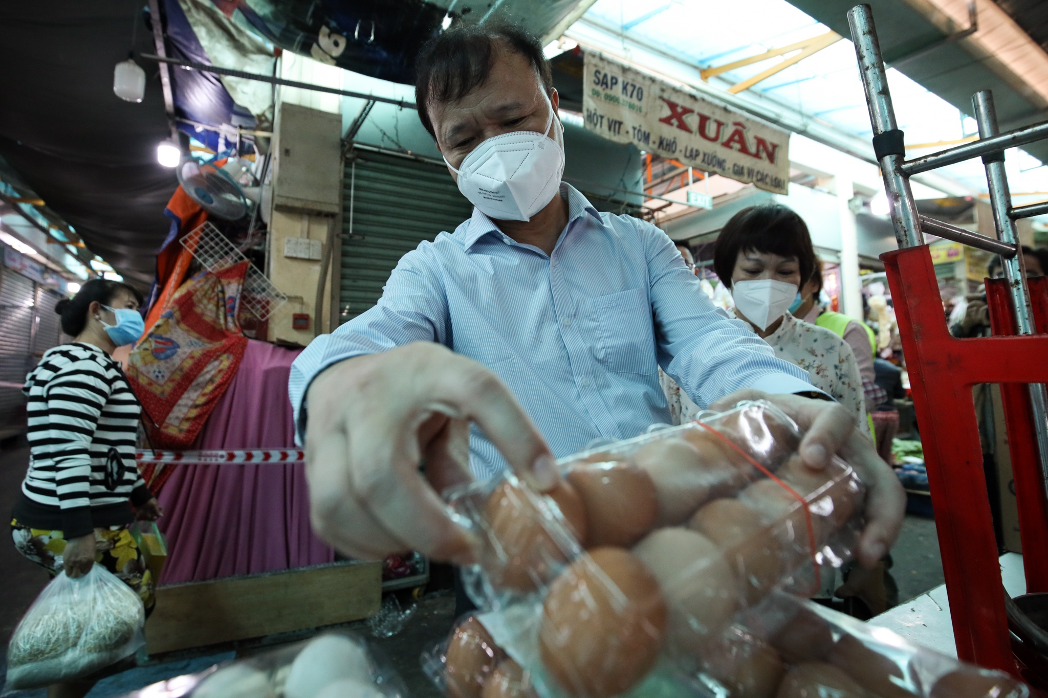 phan phoi rau cu o TP.HCM trong mua dich anh 39