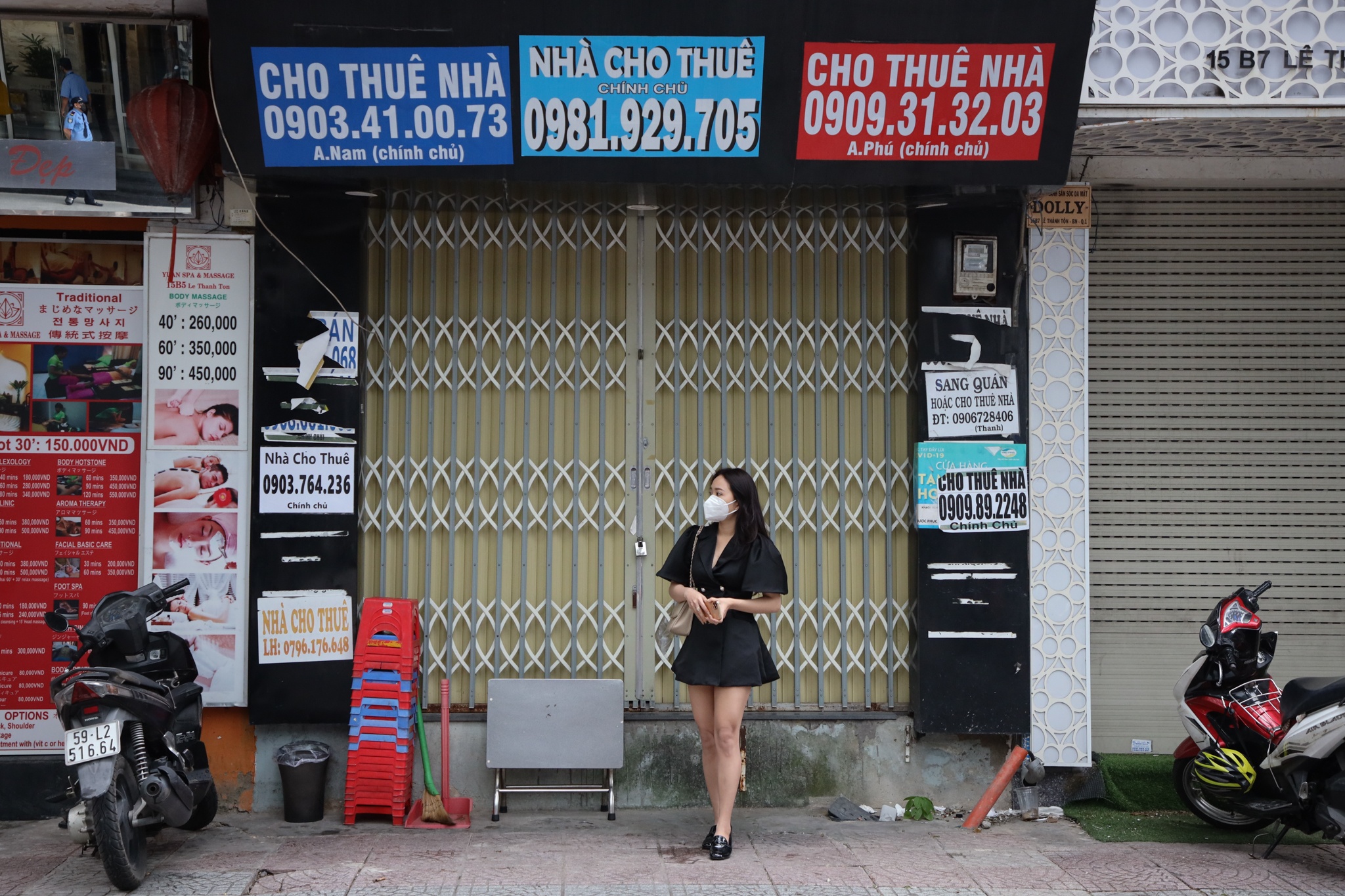 Nhieu mat bang duong Ly Tu Trong, Le Thanh Ton dong cua, sang nhuong hinh anh