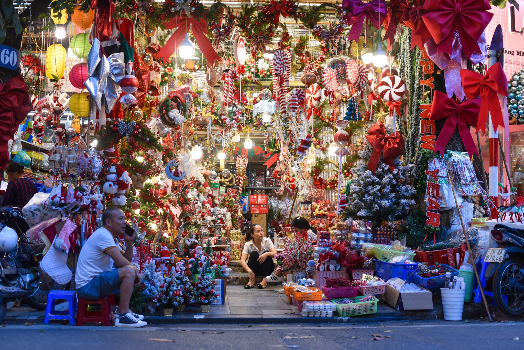 Hang Ma dip giang sinh anh 1